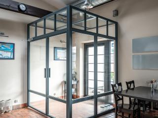 steel doors in crittal style 
